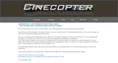 Desktop Screenshot of cinecopter.de